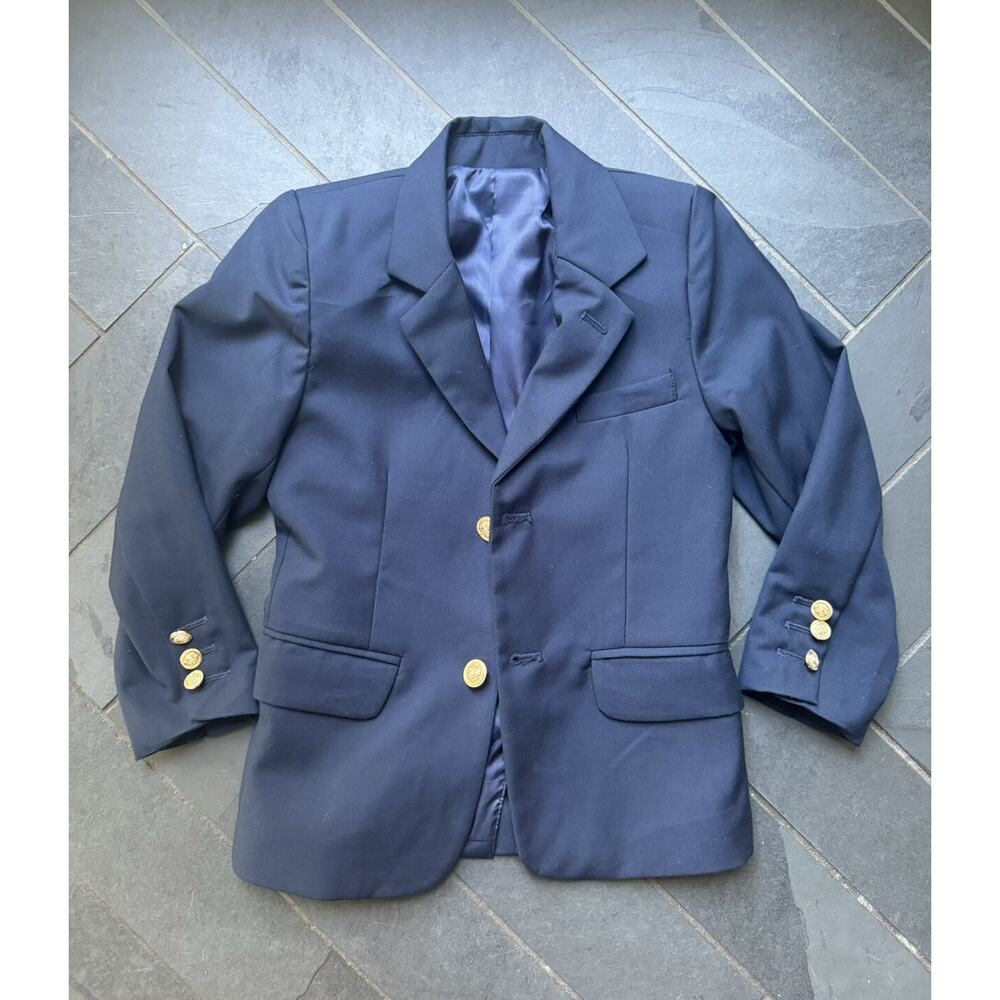 Bailey Boys Navy Sport Coat size 6